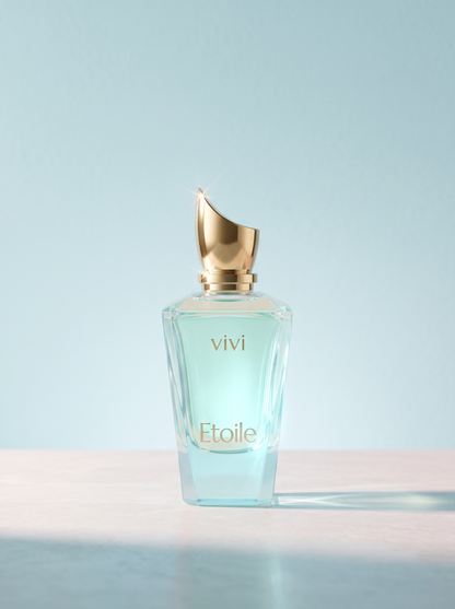 Étoile perfume hero shot with rose and mint — inspired by Lacoste L.12.12 Rose