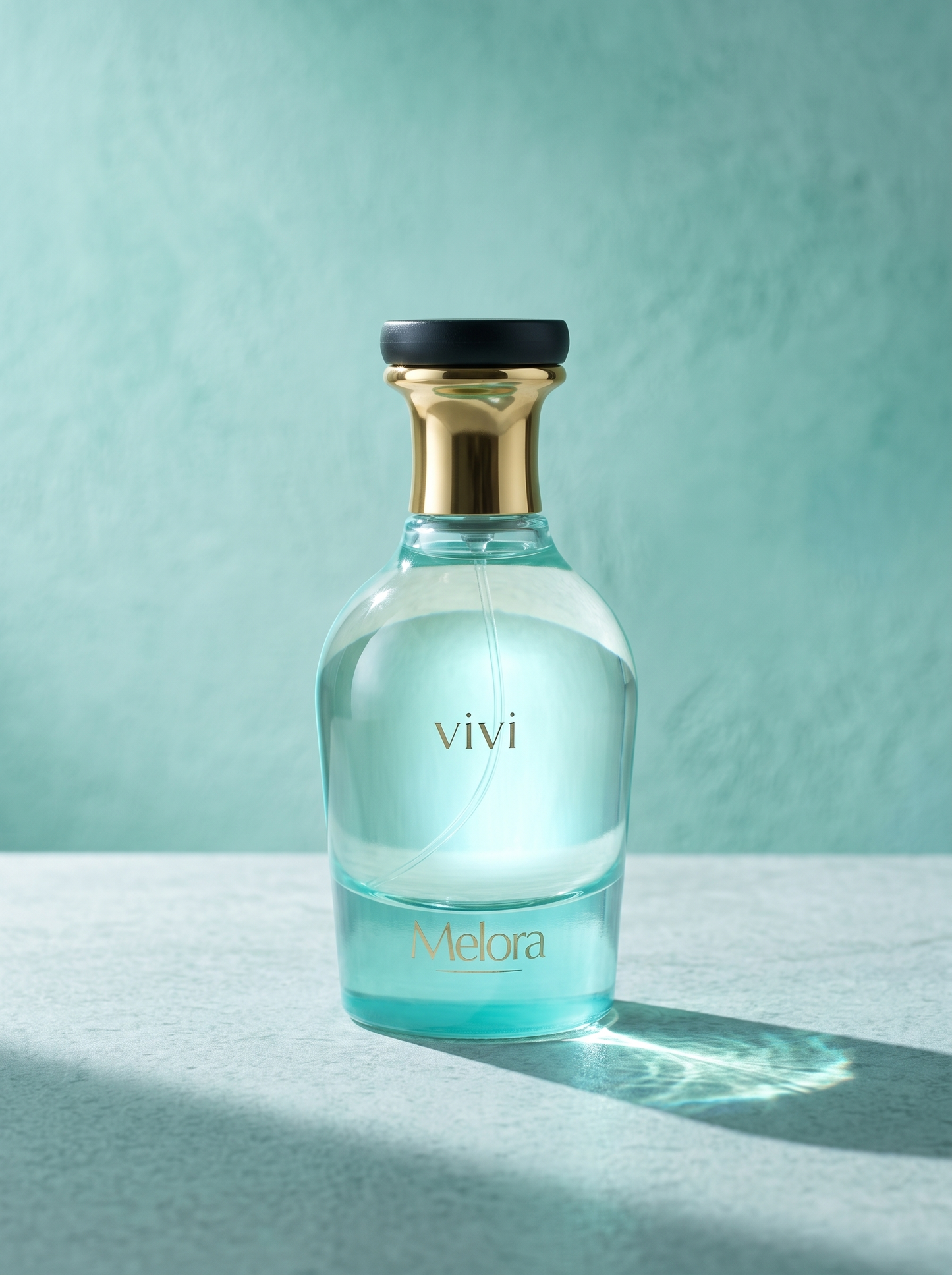 Melora perfume hero shot with watermelon and kiwi — inspired by D&G L'Imperatrice