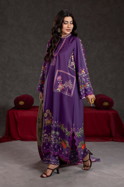 Violet Dynasty Shamoze Silk Suit – view 1