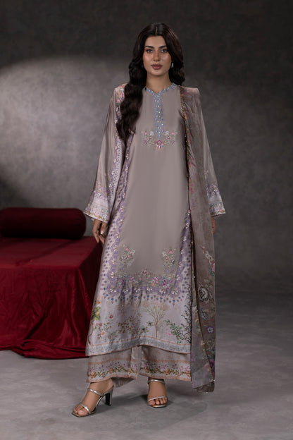 Dusty Bloom Shamoze Silk Suit