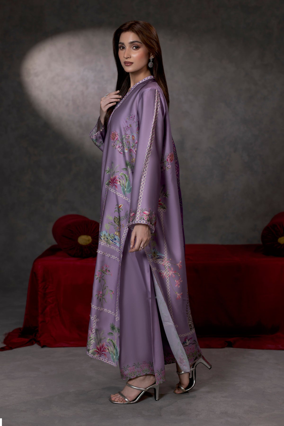 La Rosée Shamoze Silk Suit – view 1