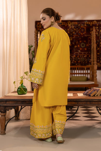 Sunlight Embroidered Cambric Cotton Suit – view 2